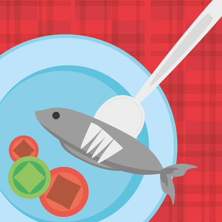 nutrition food fresh health image vector illustration eps 10のイラスト素材