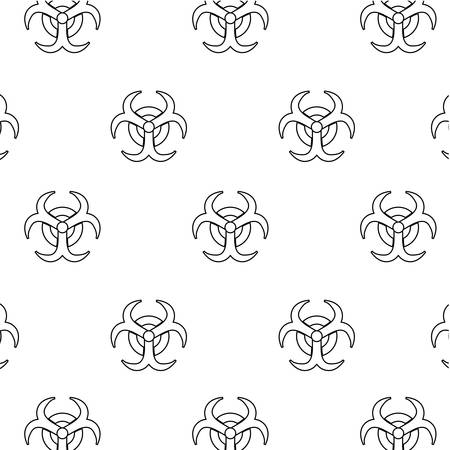 Biohazard advert sign icon vector illustration graphic designのイラスト素材