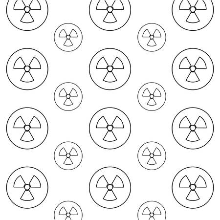 Nuclear sign advert icon vector illustration graphic designのイラスト素材