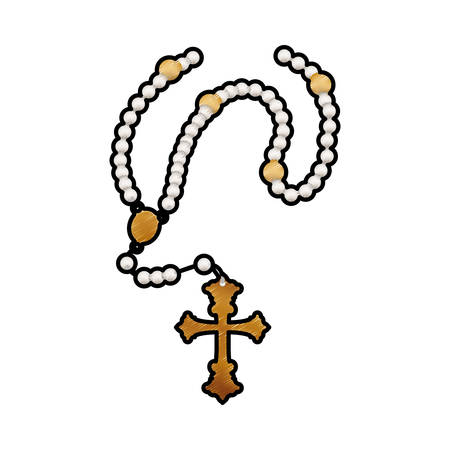 Rosary Catholic Faith Icon Vector Illustration Graphic Designのイラスト 素材 ストックフォト 写真素材のstock Foto ストックドットフォト