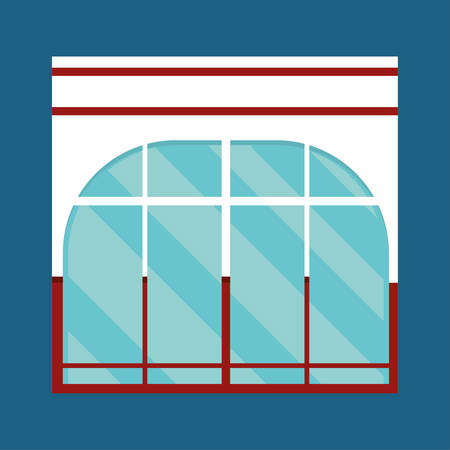 modern shop storefront facade icon image vector illustration designのイラスト素材