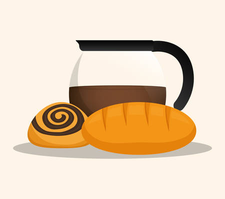 coffee maker products bakery vector illustration eps 10のイラスト素材