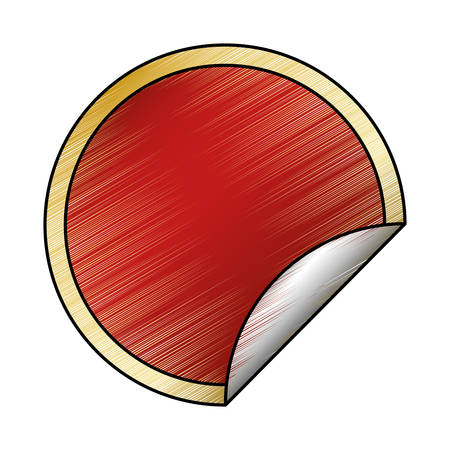 Blank label stamp icon vector illustration graphic designのイラスト素材