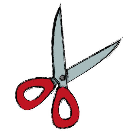 Scissor cut utensil icon vector illustration graphic designのイラスト素材