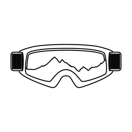 Snowboard sport equipment icon vector illustration graphic designのイラスト素材