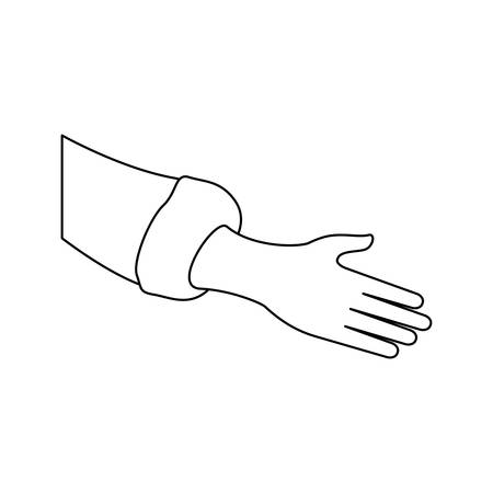 Human hand symbol icon vector illustration graphic designのイラスト素材