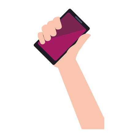 Mobile smartphone technology vector illustration graphic designのイラスト素材