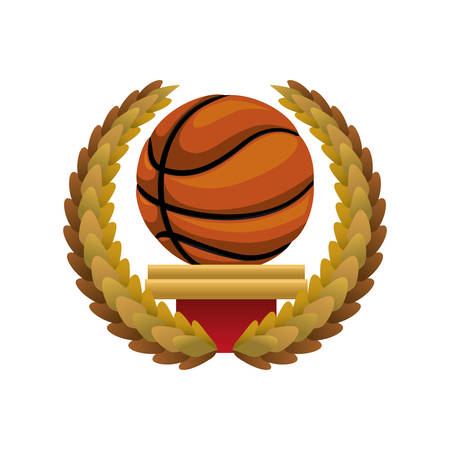 Basketball ball game icon vector illustration graphic designのイラスト素材