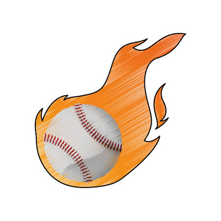 Baseball sport game icon vector illustration graphic designのイラスト素材