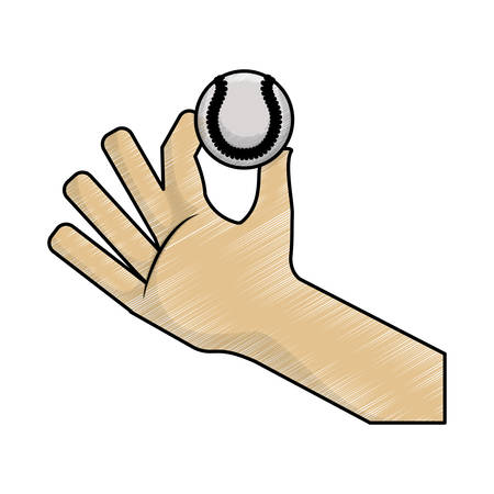 Baseball bat sport game icon vector illustration graphic designのイラスト素材