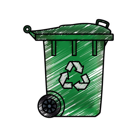 Recycle reduce and reuse icon vector illustration graphic designのイラスト素材