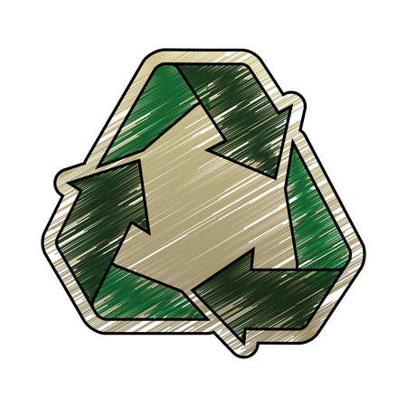 Recycle reduce and reuse icon vector illustration graphic designのイラスト素材