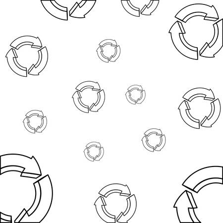 Recycle reduce and reuse icon vector illustration graphic designのイラスト素材