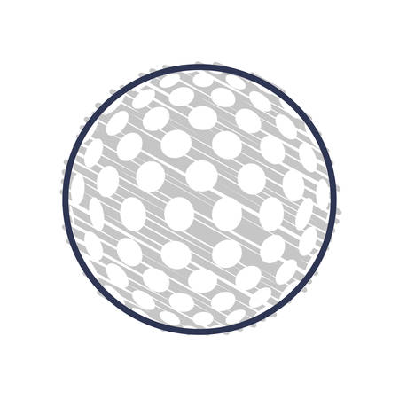 Golf sport game icon vector illustration graphic designのイラスト素材