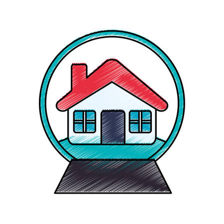 Home real state icon illustration graphic designのイラスト素材