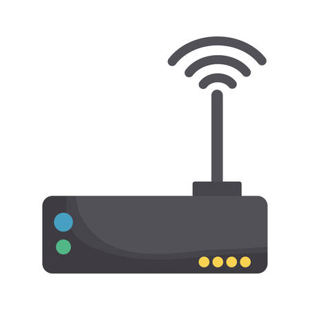 Wifi internet router icon vector illustration graphic designのイラスト素材