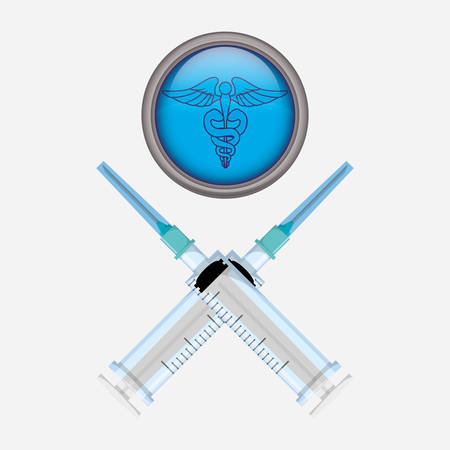 Medical care  concept with icon design, vector illustration 10 eps graphic.のイラスト素材