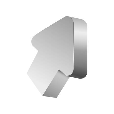 Arrow up increase icon vector illustration graphic designのイラスト素材