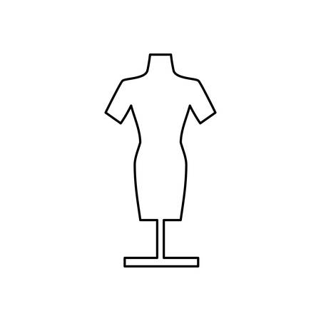 Manikin model clothes icon vector illustration graphic designのイラスト素材