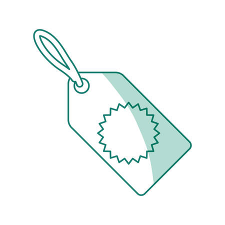 Shopping tag label blue icon vector illustration graphic designのイラスト素材