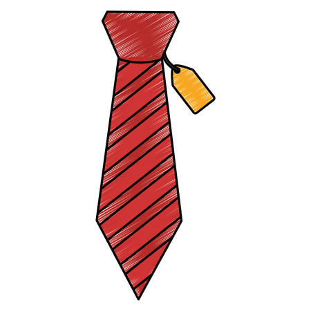 Men fashion accesory scribble icon vector illustrationのイラスト素材