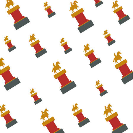 Horse riding equestrian sport icon vector illustration graphic designのイラスト素材