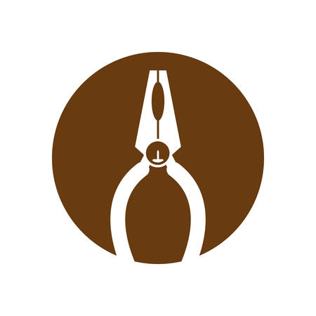 pliers tool isolated icon vector illustration design vector illustration designのイラスト素材