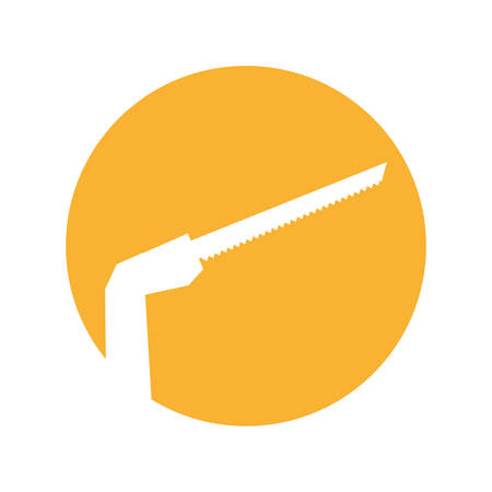 hand saw isolated icon vector illustration designのイラスト素材