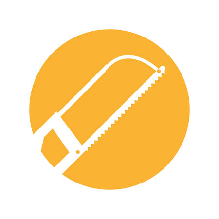 hand saw isolated icon vector illustration designのイラスト素材