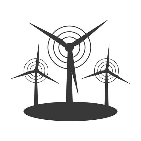Ecological energy alternatives icon vector illustration designのイラスト素材