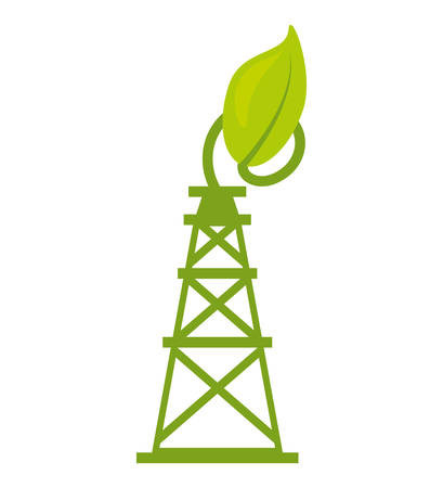 Ecological energy alternatives icon vector illustration designのイラスト素材