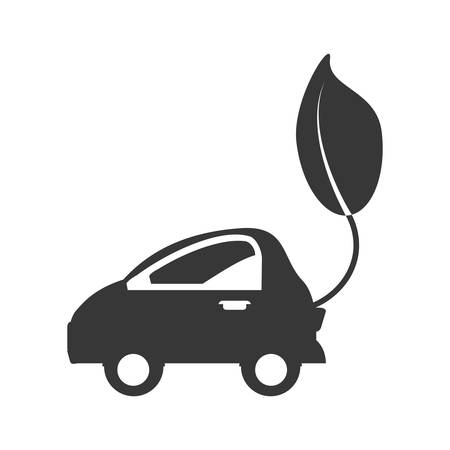 eco car isolated icon vector illustration designのイラスト素材