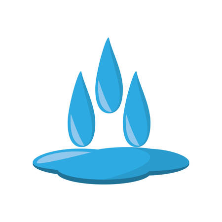 water ecological resourse isolated icon vector illustration designのイラスト素材