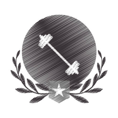 weight lifting gym accesory icon vector illustration designのイラスト素材