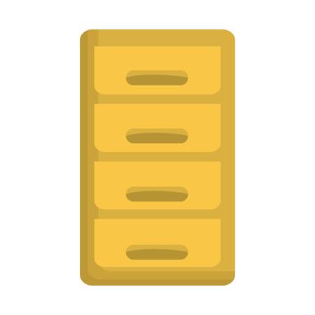 file cabinet icon illustrationのイラスト素材