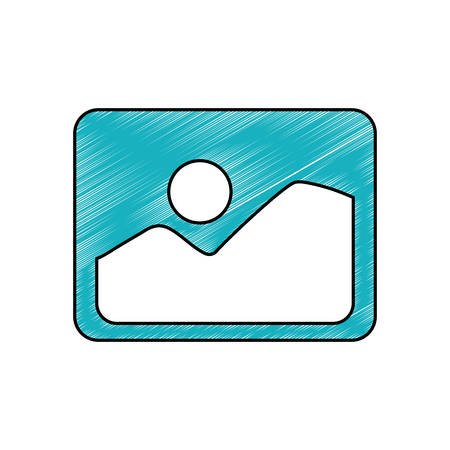 Photo of landscape icon vector illustration graphic designのイラスト素材