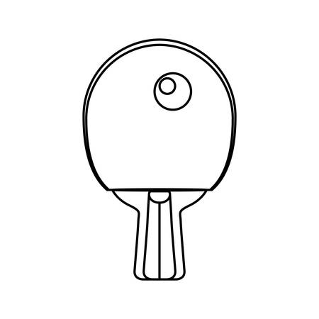 Table tennis racket icon vector illustration graphic designのイラスト素材