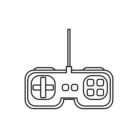 Console gamepad device icon vector illustration graphic designのイラスト素材