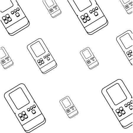 Tetris videogame console icon vector illustration graphic designのイラスト素材