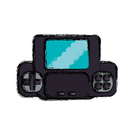 Console gamepad device icon vector illustration graphic designのイラスト素材