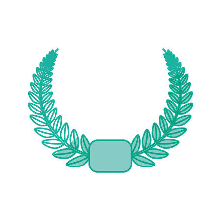 Wreath leaves ornament icon vector illustration graphic designのイラスト素材