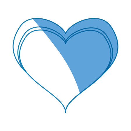 Heart and love icon vector illustration graphic designのイラスト素材