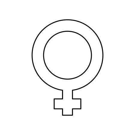 Female gender symbol icon vector illustration graphic designのイラスト素材