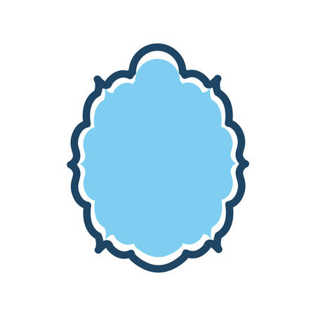 Decorative frame bannner icon vector illustration graphic designのイラスト素材