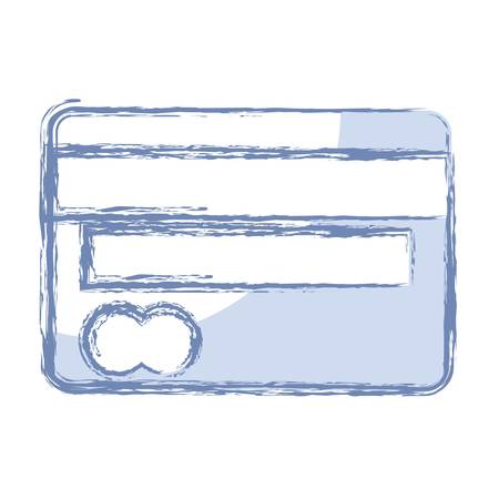 credit card icon over white background. vector illustrationのイラスト素材