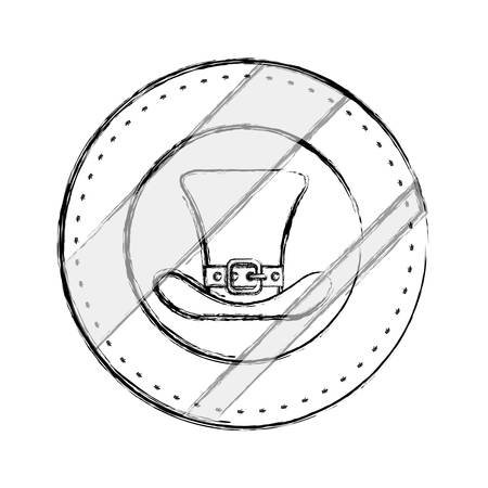 Irish elf hat icon vector illustration graphic designのイラスト素材
