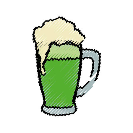 Delicious beer draw icon vector illustration graphic designのイラスト素材