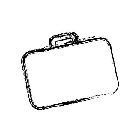 business briefcase icon over white background. vector illustrationのイラスト素材