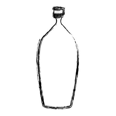 Empty plastic bottle icon vector illustration graphic designのイラスト素材