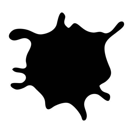 painting splash icon over white background.  vector illustrationのイラスト素材